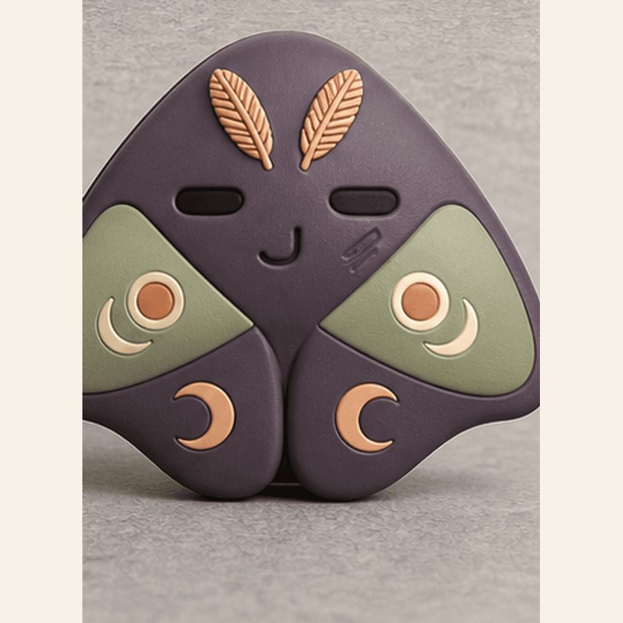 Original Luna moth Ventlings digital preproduction concept