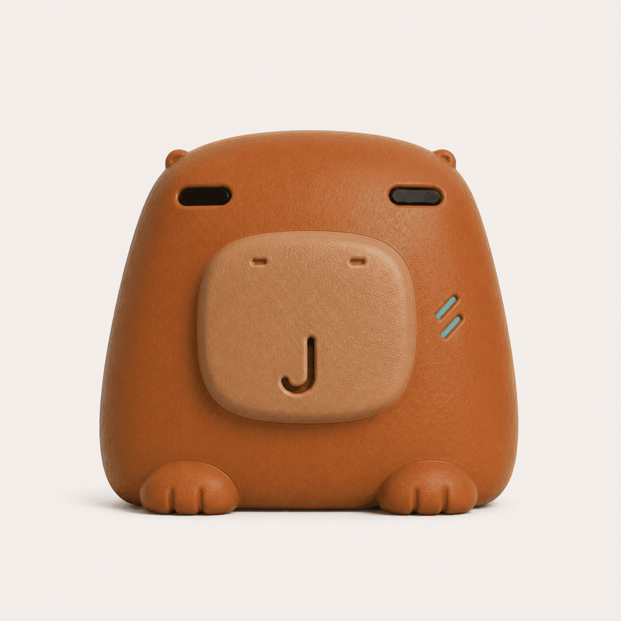 Original preproduction Capybara car-vent character concept